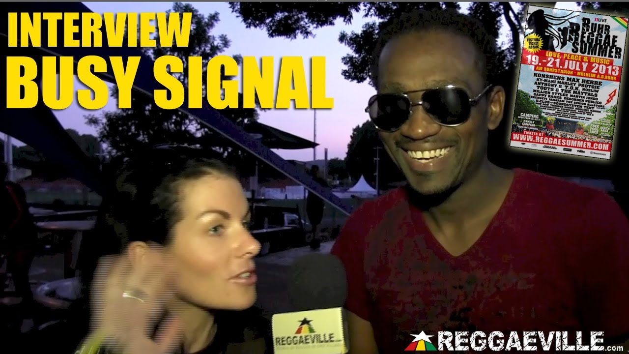 Interview with Busy Signal @ Ruhr Reggae Summer [7/21/2013]